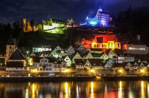 Neckarblick,Natur, Altstadt ฮิชฮอร์น ภายนอก รูปภาพ